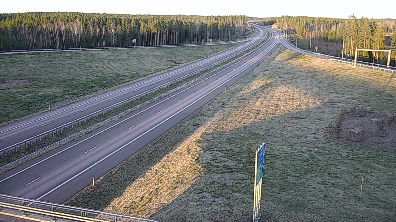 Weather Camera Image Väg 7 Vederlax, Virojoki, Virolahti, Kymenlaakso