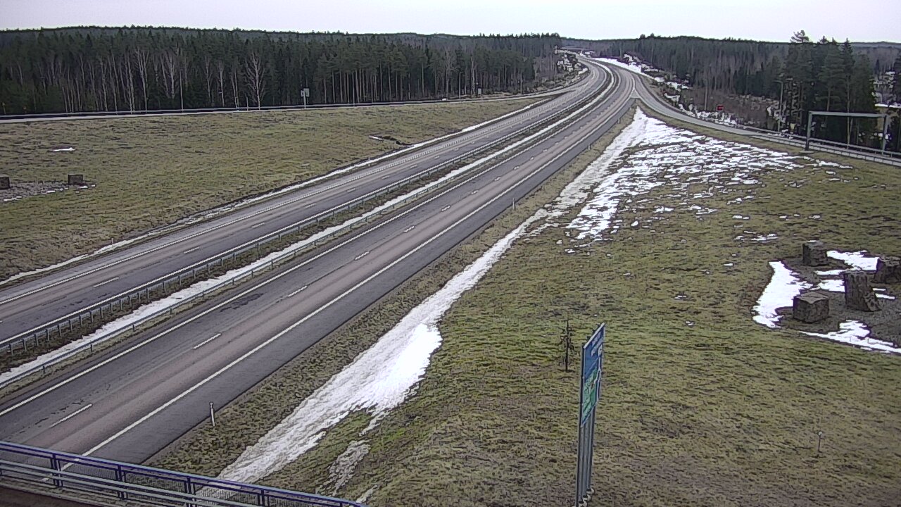 Weather Camera Image Väg 7 Vederlax, Virojoki, Virolahti, Kymenlaakso