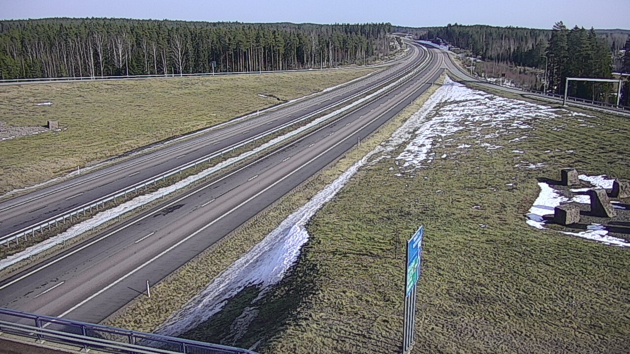 Weather Camera Image Väg 7 Vederlax, Virojoki, Virolahti, Kymenlaakso