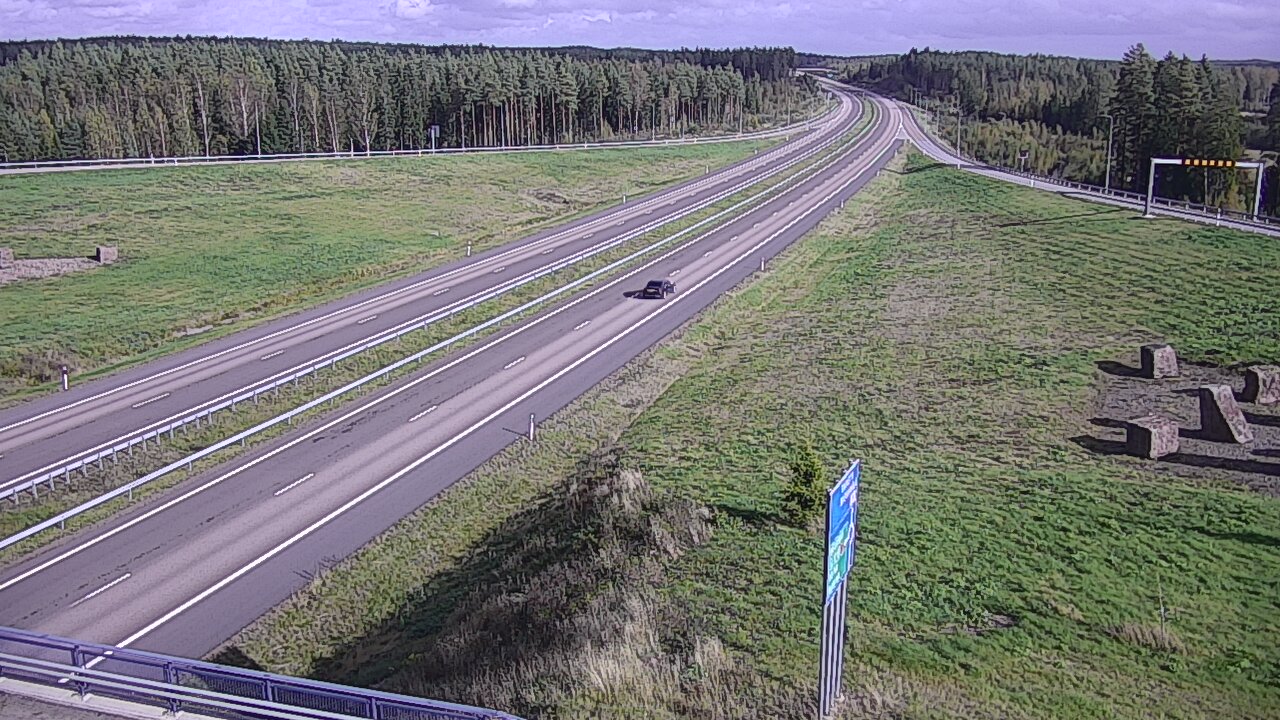 Weather Camera Image Väg 7 Vederlax, Virojoki, Virolahti, Kymenlaakso