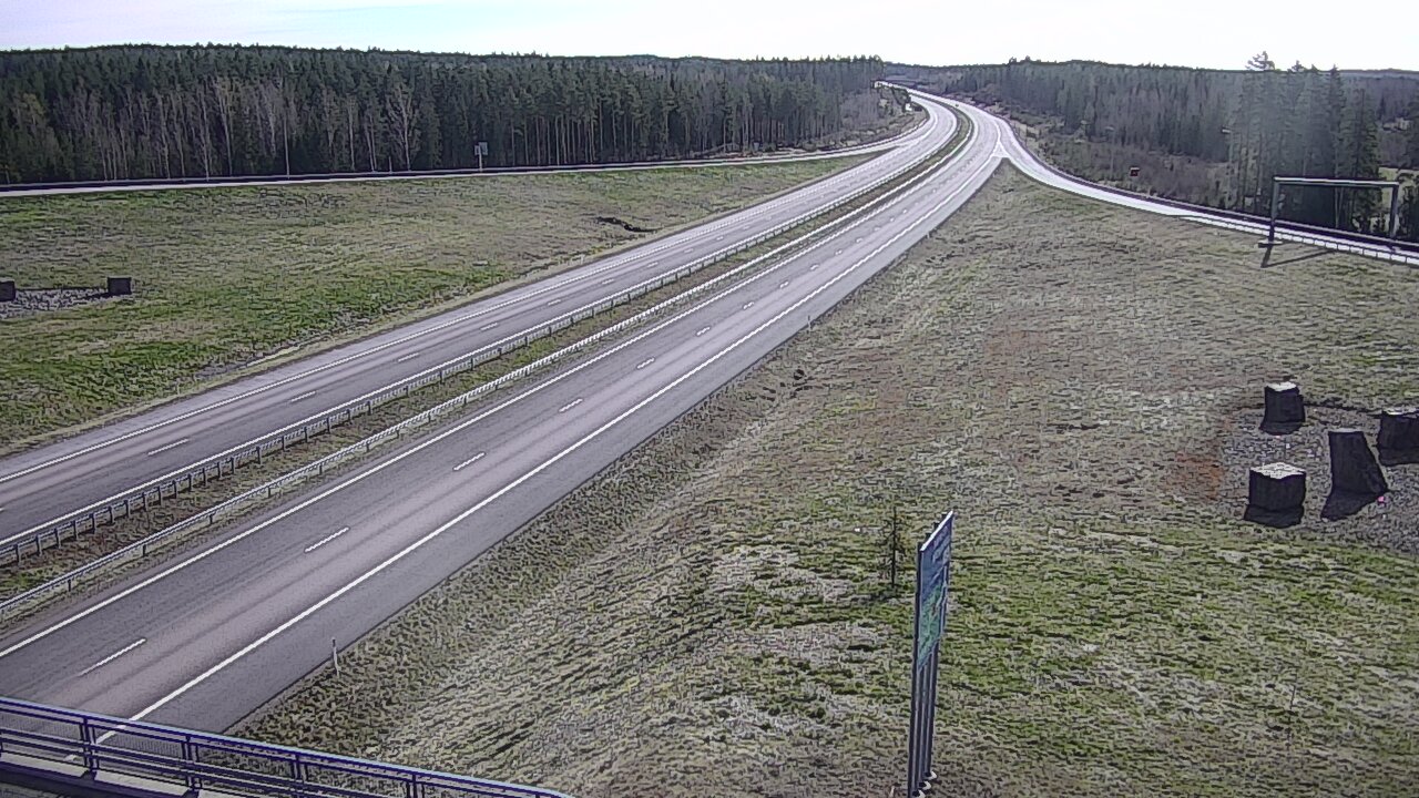 Weather Camera Image Väg 7 Vederlax, Virojoki, Virolahti, Kymenlaakso