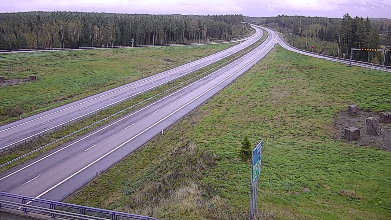 Weather Camera Image Väg 7 Vederlax, Virojoki, Virolahti, Kymenlaakso