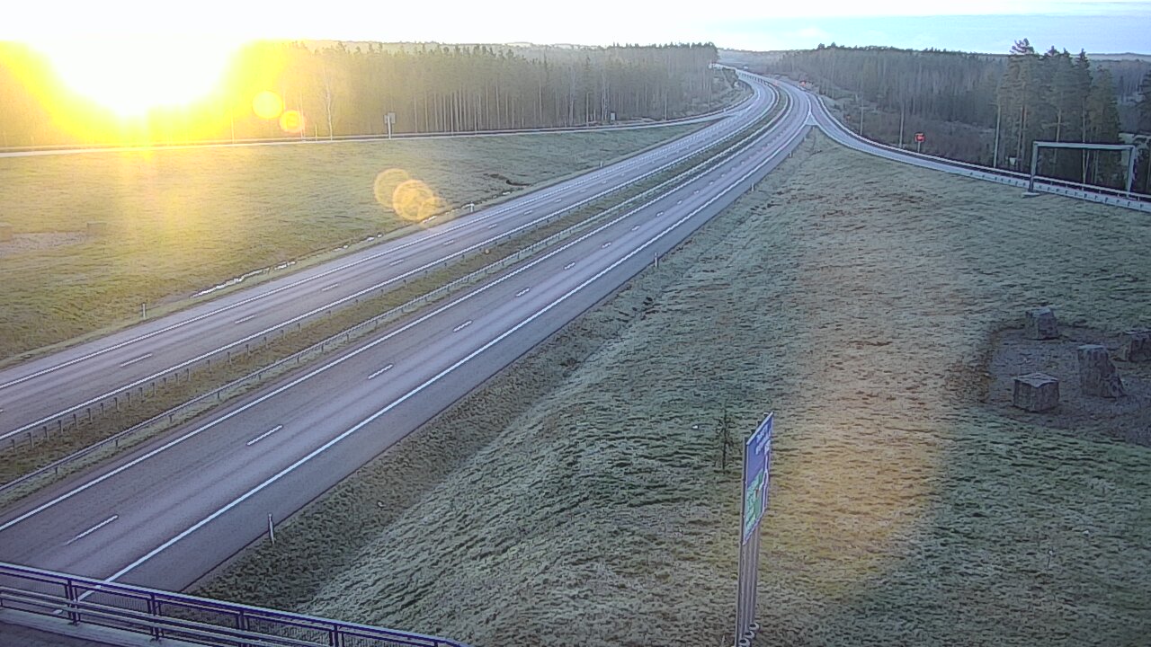 Weather Camera Image Väg 7 Vederlax, Virojoki, Virolahti, Kymenlaakso
