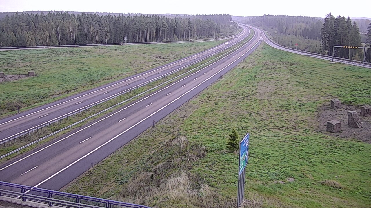 Weather Camera Image Väg 7 Vederlax, Virojoki, Virolahti, Kymenlaakso