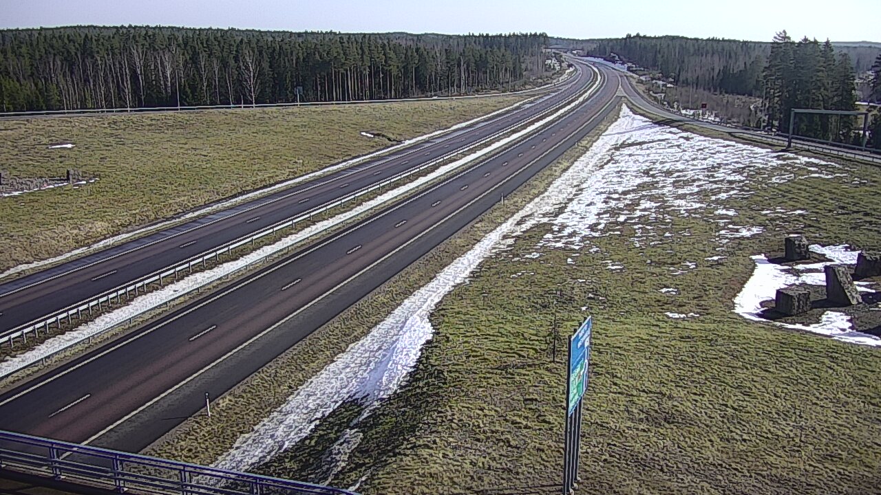 Weather Camera Image Väg 7 Vederlax, Virojoki, Virolahti, Kymenlaakso