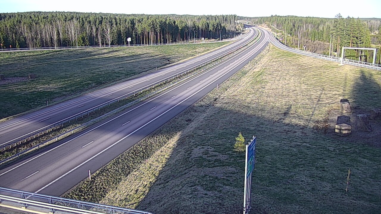 Weather Camera Image Väg 7 Vederlax, Virojoki, Virolahti, Kymenlaakso