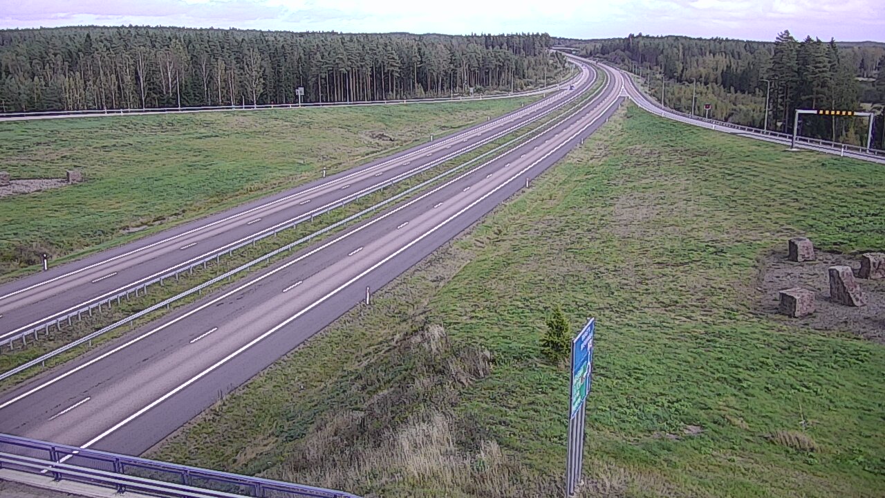Weather Camera Image Väg 7 Vederlax, Virojoki, Virolahti, Kymenlaakso