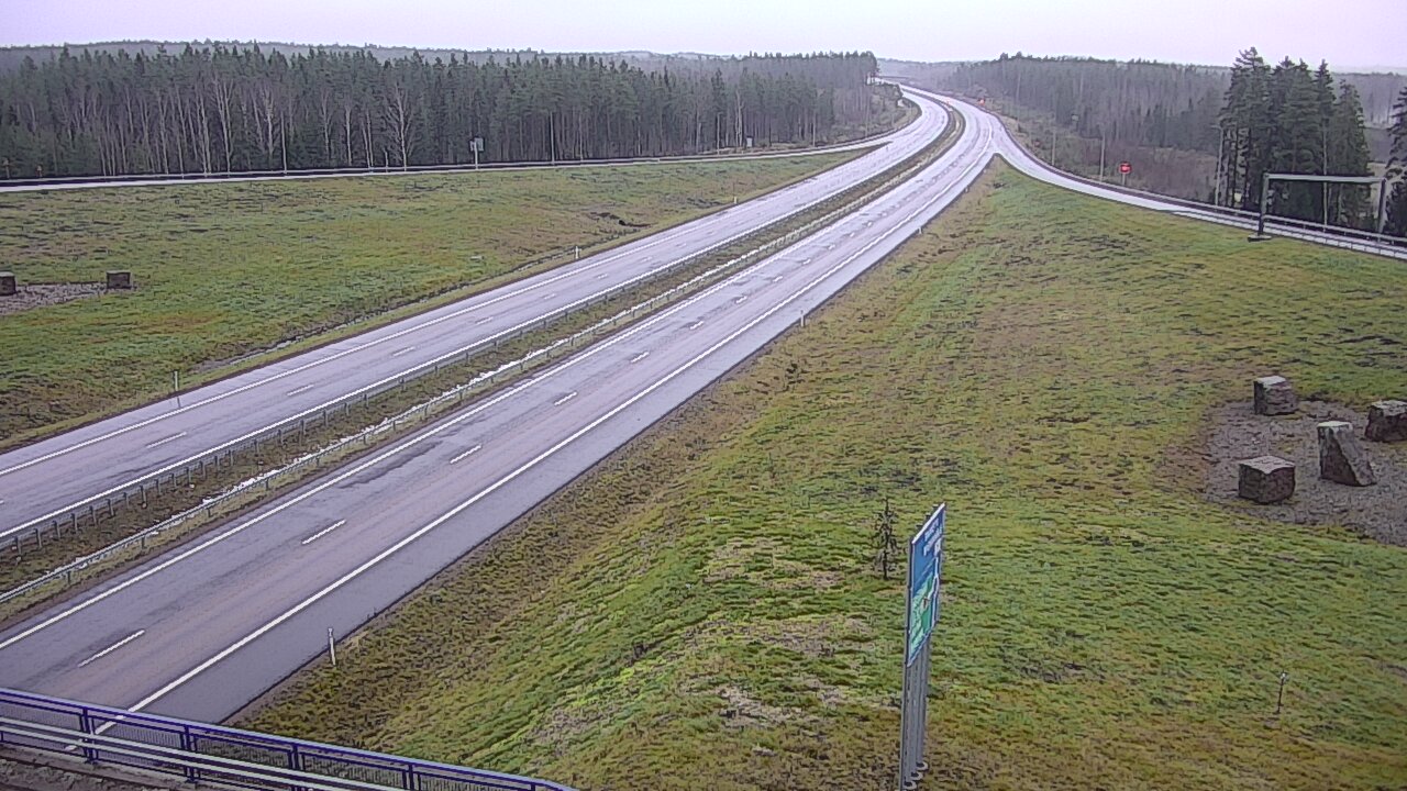 Weather Camera Image Väg 7 Vederlax, Virojoki, Virolahti, Kymenlaakso