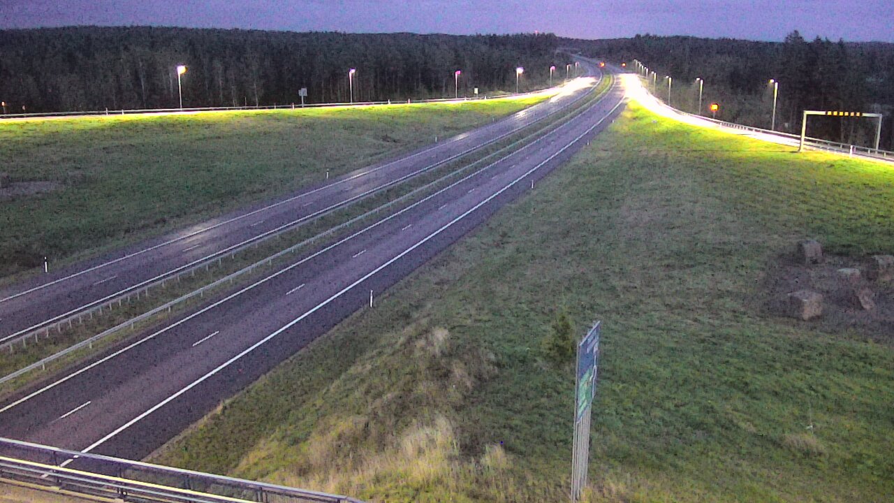 Weather Camera Image Väg 7 Vederlax, Virojoki, Virolahti, Kymenlaakso