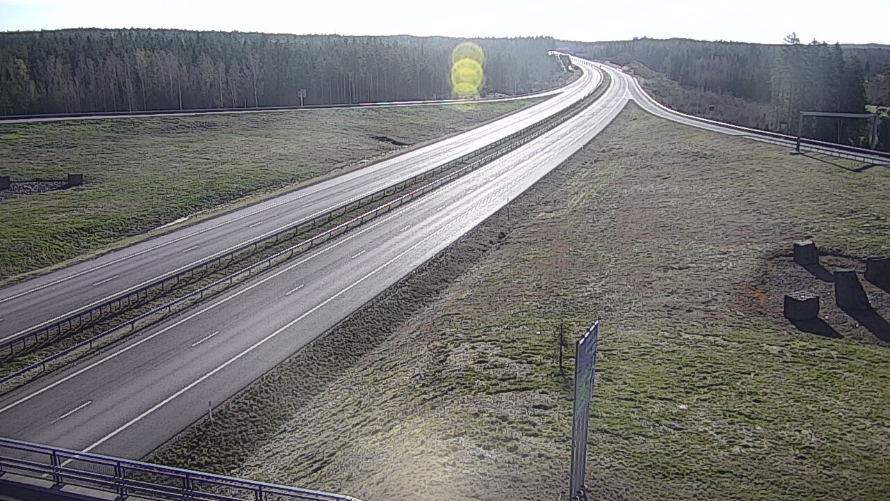 Weather Camera Image Väg 7 Vederlax, Virojoki, Virolahti, Kymenlaakso