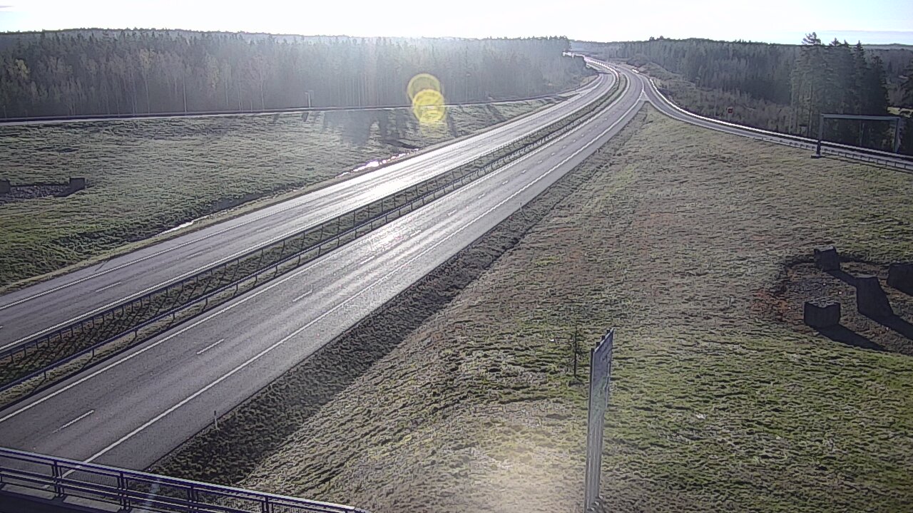 Weather Camera Image Väg 7 Vederlax, Virojoki, Virolahti, Kymenlaakso