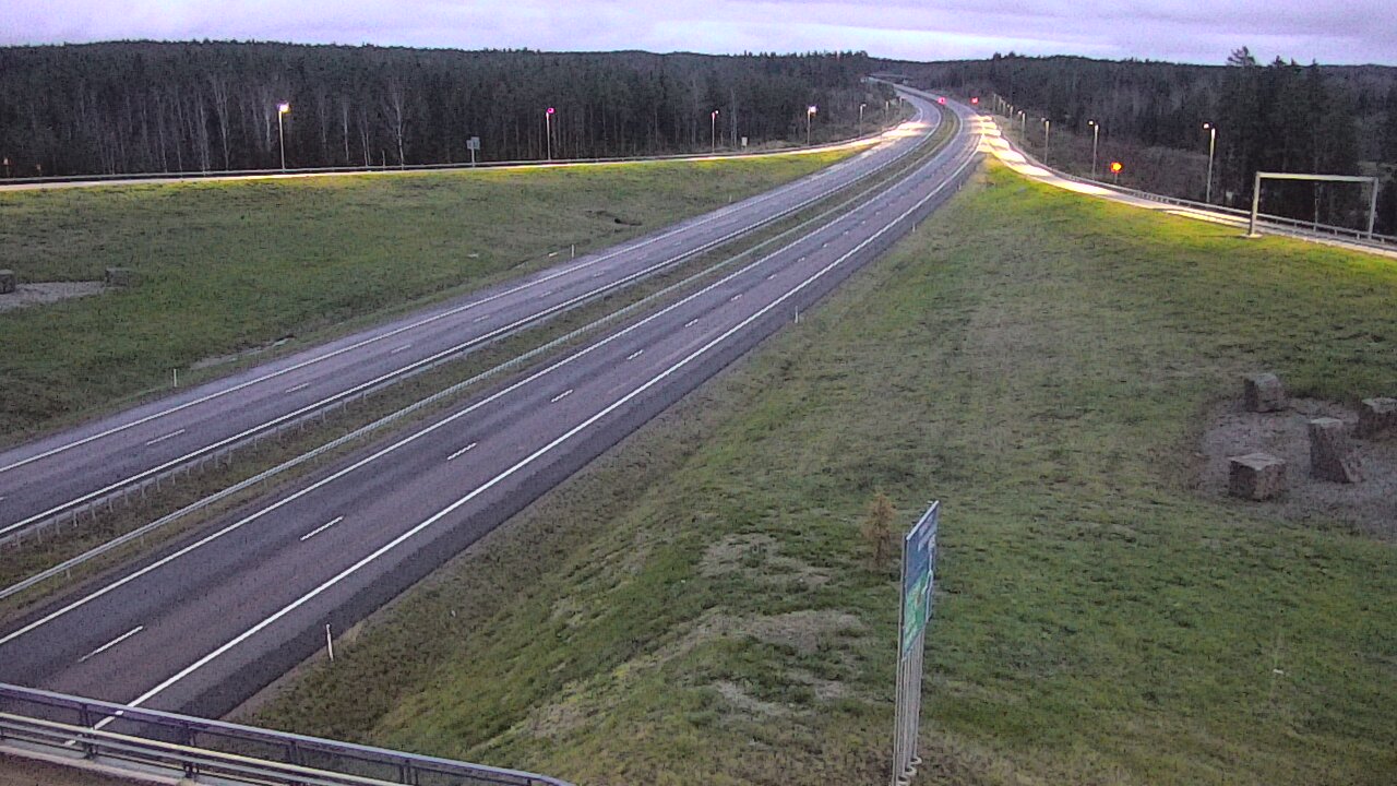 Weather Camera Image Väg 7 Vederlax, Virojoki, Virolahti, Kymenlaakso