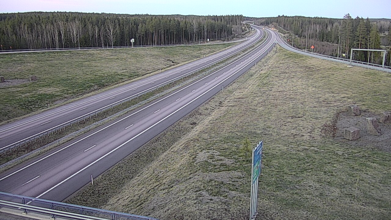 Weather Camera Image Väg 7 Vederlax, Virojoki, Virolahti, Kymenlaakso