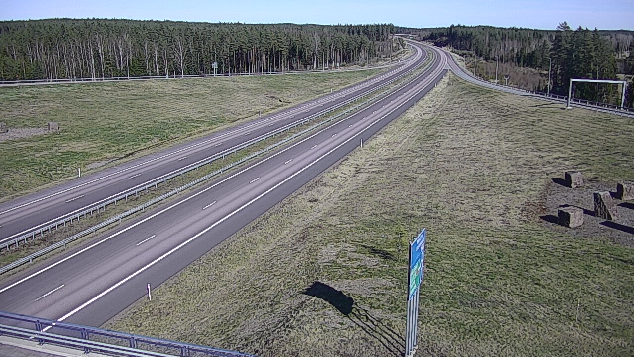 Weather Camera Image Väg 7 Vederlax, Virojoki, Virolahti, Kymenlaakso