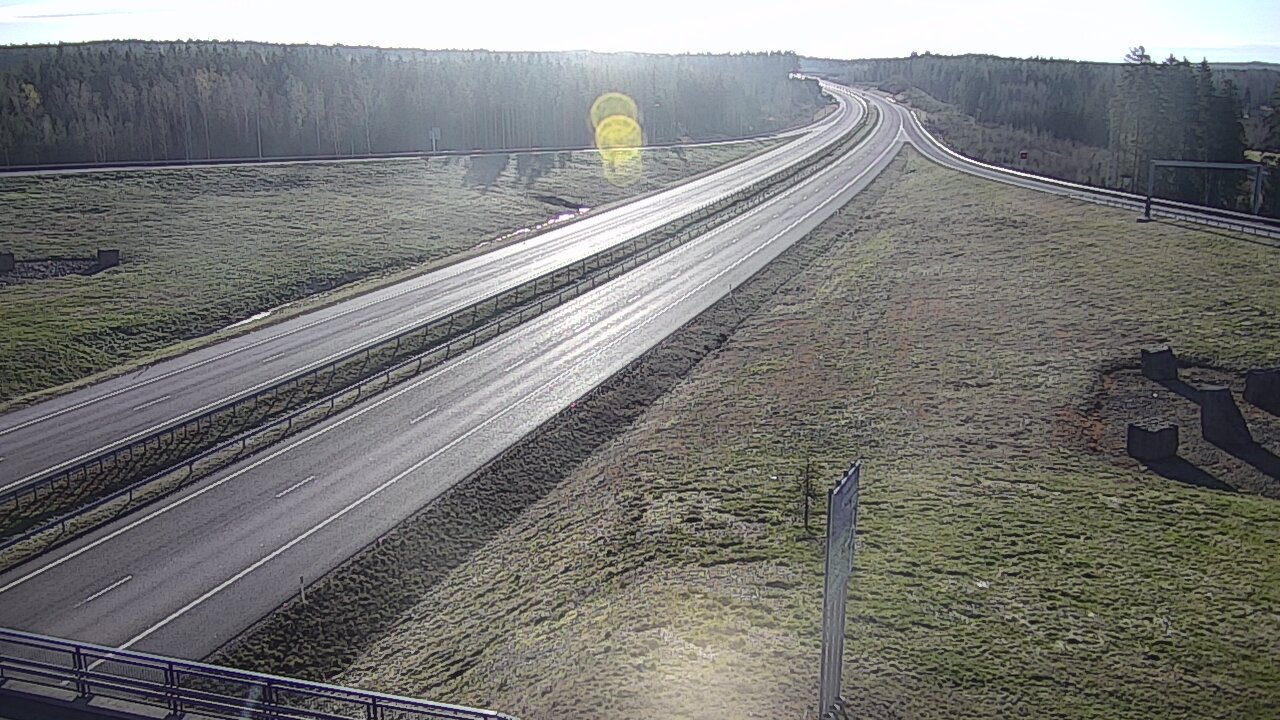 Weather Camera Image Väg 7 Vederlax, Virojoki, Virolahti, Kymenlaakso