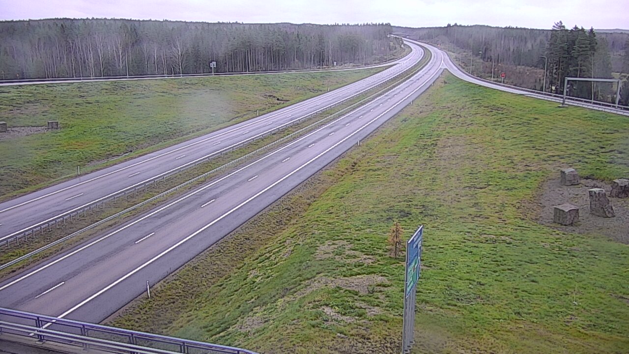 Weather Camera Image Väg 7 Vederlax, Virojoki, Virolahti, Kymenlaakso