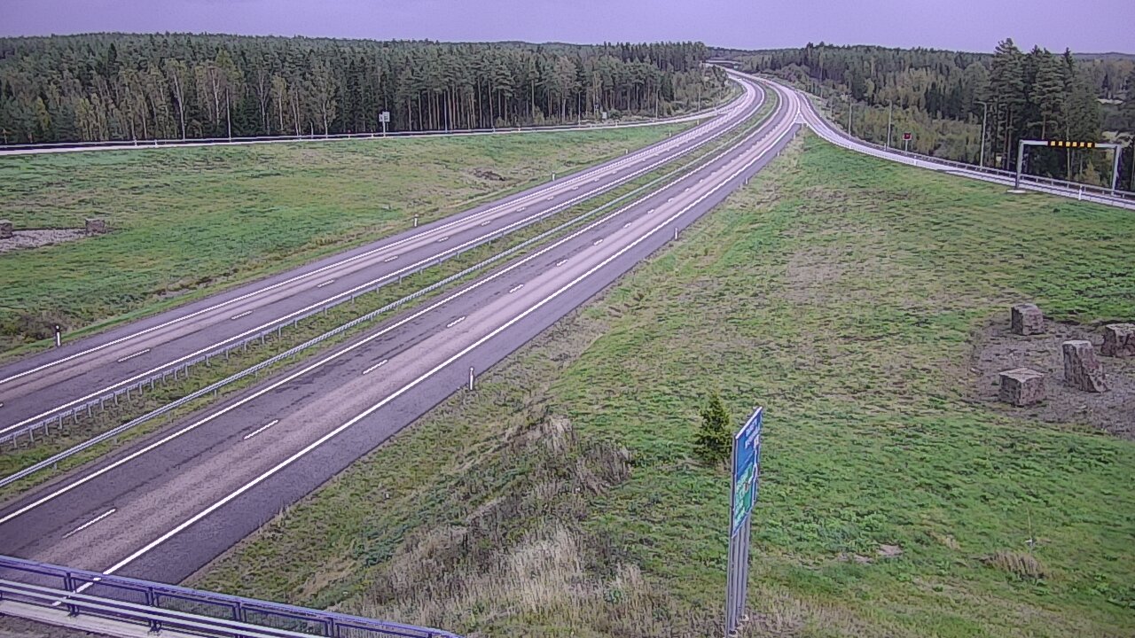 Weather Camera Image Väg 7 Vederlax, Virojoki, Virolahti, Kymenlaakso