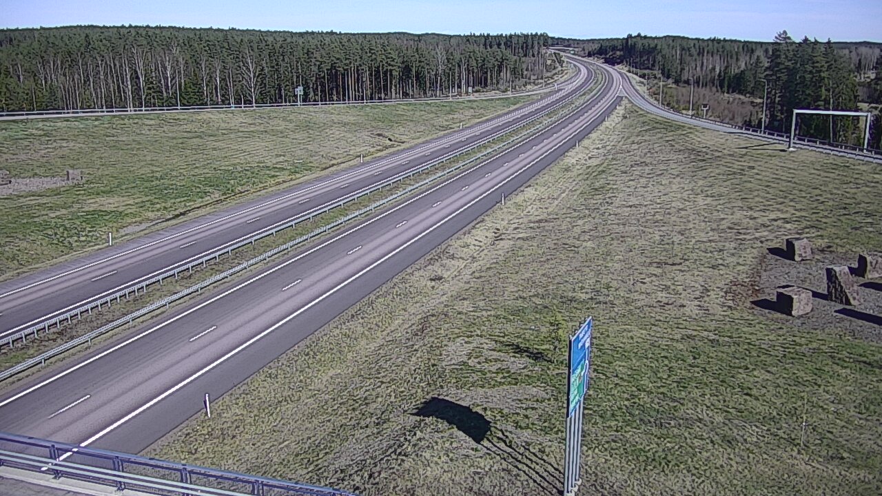 Weather Camera Image Väg 7 Vederlax, Virojoki, Virolahti, Kymenlaakso
