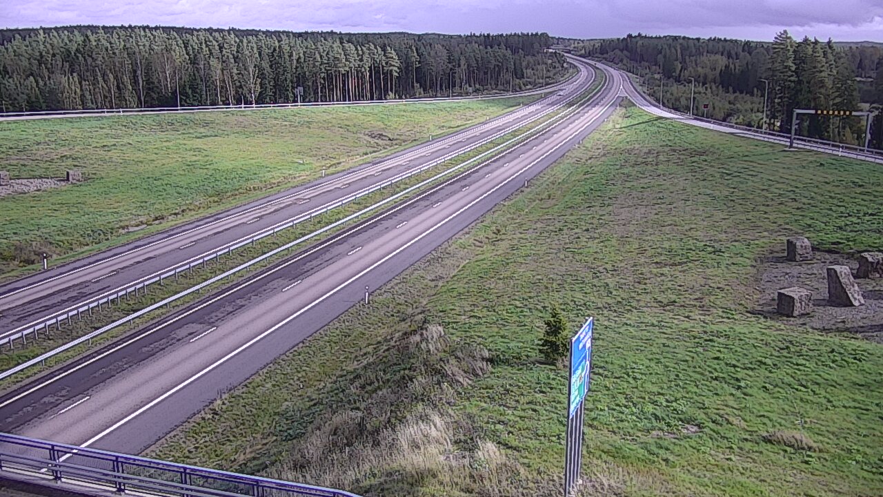 Weather Camera Image Väg 7 Vederlax, Virojoki, Virolahti, Kymenlaakso