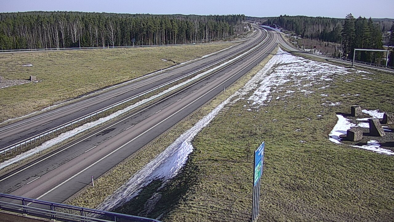 Weather Camera Image Väg 7 Vederlax, Virojoki, Virolahti, Kymenlaakso