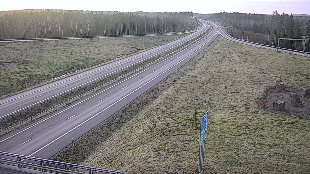 Weather Camera Image Väg 7 Vederlax, Virojoki, Virolahti, Kymenlaakso