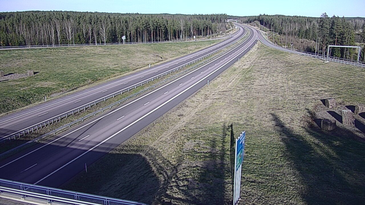 Weather Camera Image Väg 7 Vederlax, Virojoki, Virolahti, Kymenlaakso