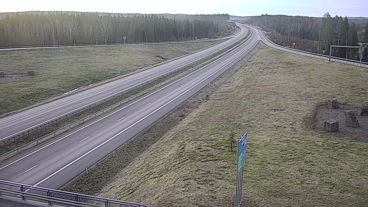 Weather Camera Image Väg 7 Vederlax, Virojoki, Virolahti, Kymenlaakso