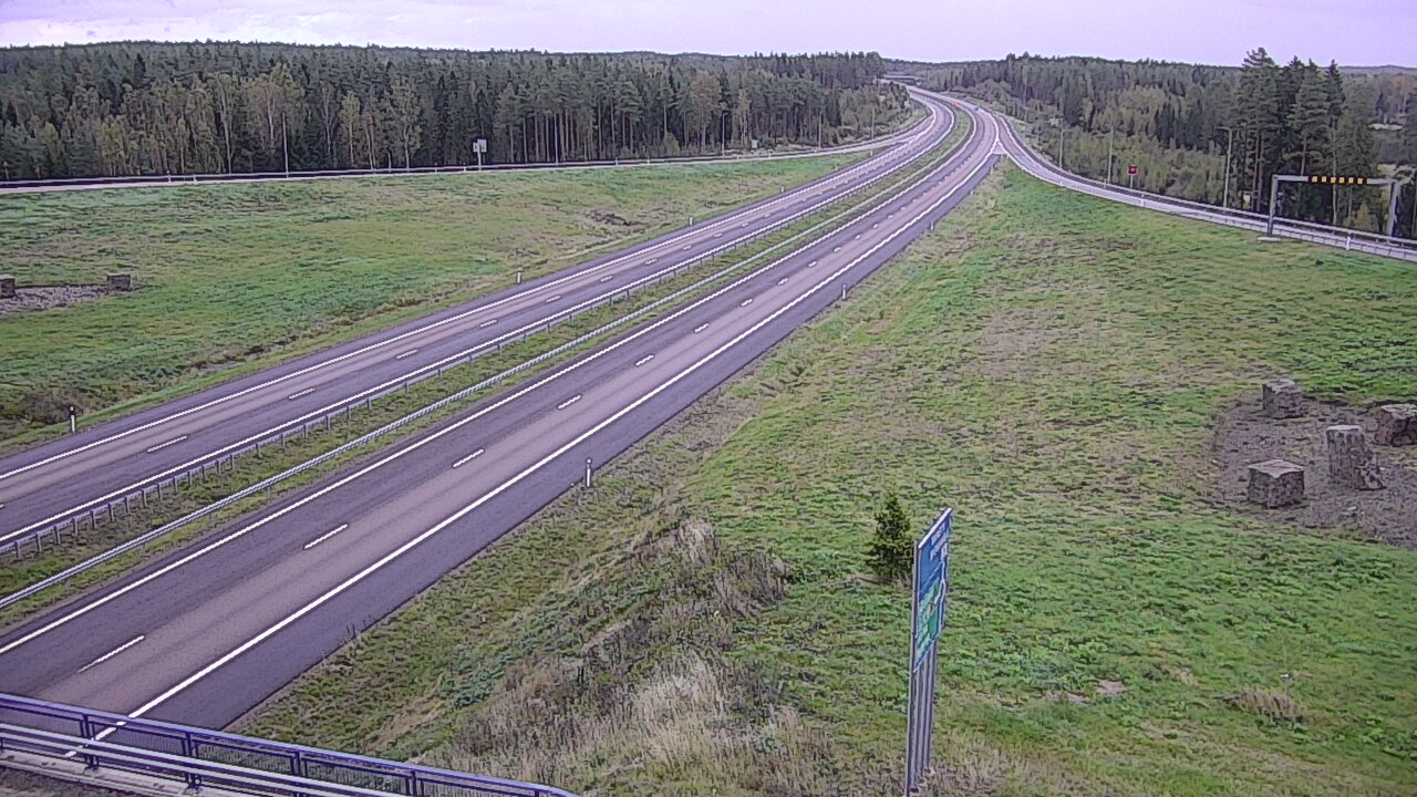 Weather Camera Image Väg 7 Vederlax, Virojoki, Virolahti, Kymenlaakso