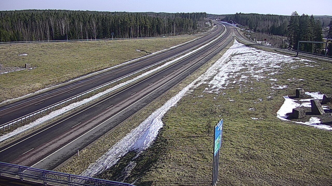 Weather Camera Image Väg 7 Vederlax, Virojoki, Virolahti, Kymenlaakso