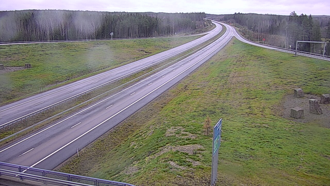 Weather Camera Image Väg 7 Vederlax, Virojoki, Virolahti, Kymenlaakso