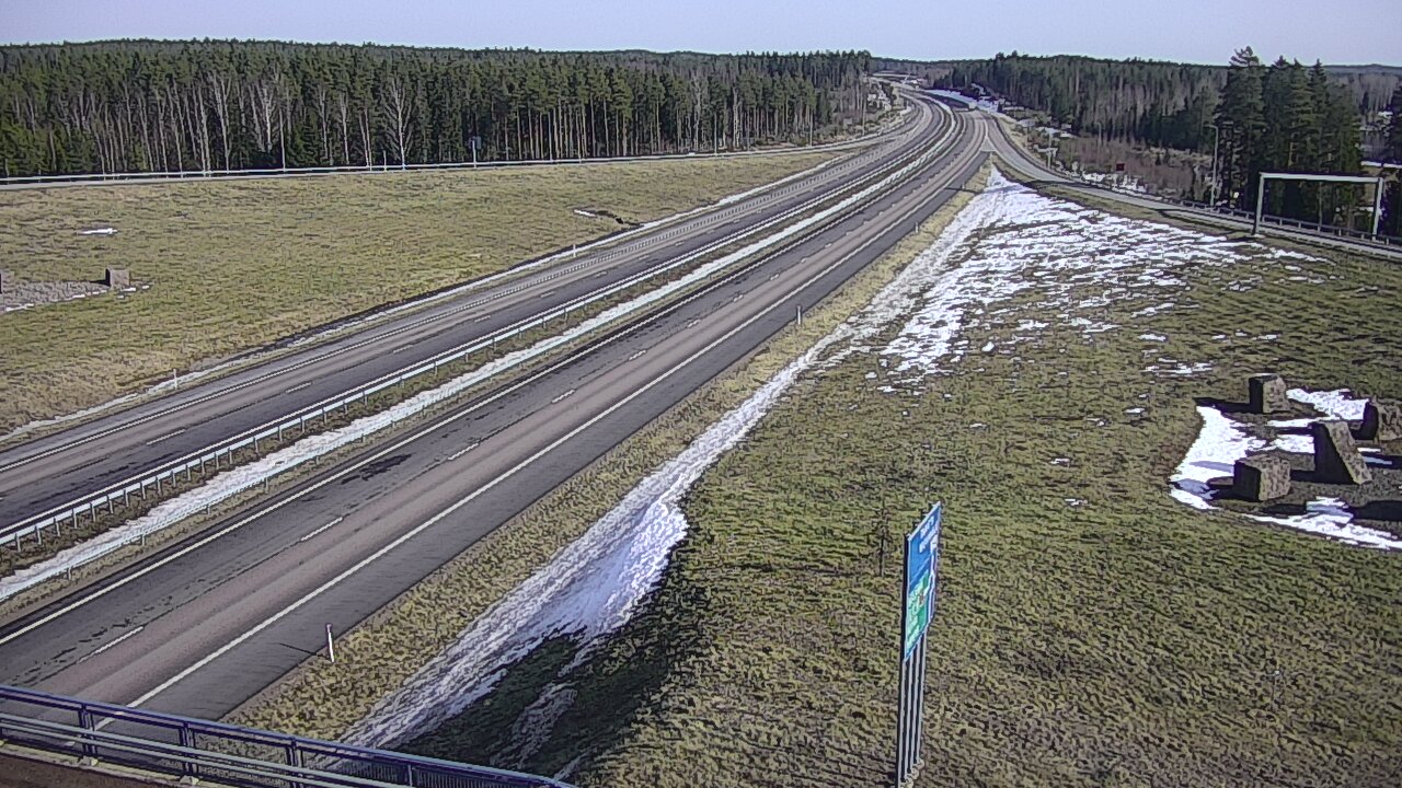 Weather Camera Image Väg 7 Vederlax, Virojoki, Virolahti, Kymenlaakso