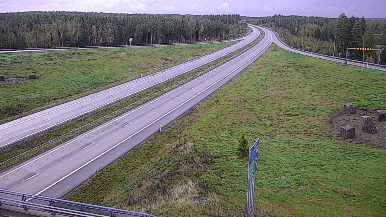 Weather Camera Image Väg 7 Vederlax, Virojoki, Virolahti, Kymenlaakso