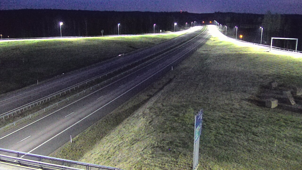 Weather Camera Image Väg 7 Vederlax, Virojoki, Virolahti, Kymenlaakso
