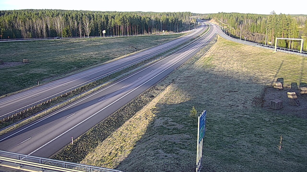 Weather Camera Image Väg 7 Vederlax, Virojoki, Virolahti, Kymenlaakso