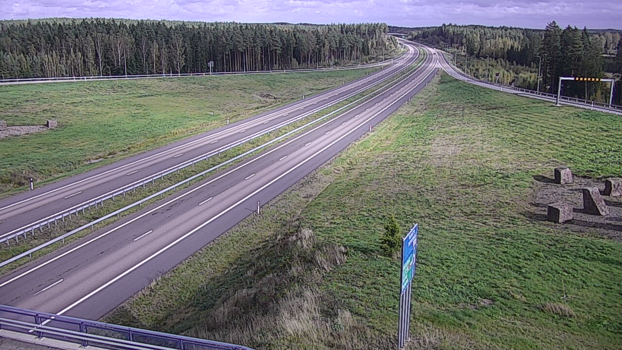 Weather Camera Image Väg 7 Vederlax, Virojoki, Virolahti, Kymenlaakso