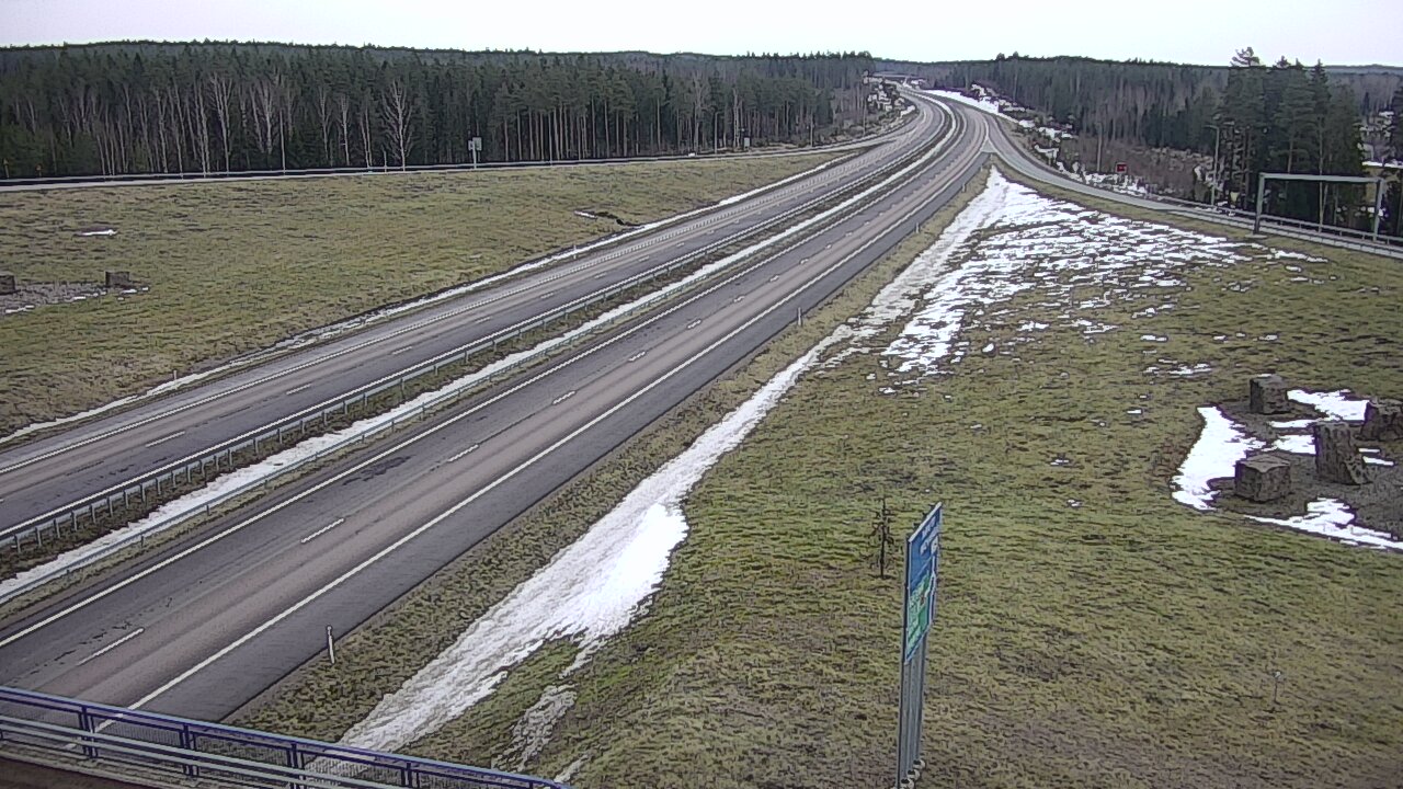 Weather Camera Image Väg 7 Vederlax, Virojoki, Virolahti, Kymenlaakso