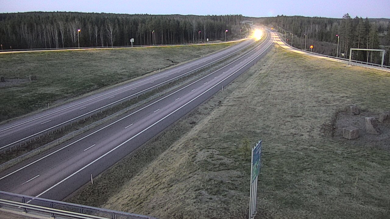 Weather Camera Image Väg 7 Vederlax, Virojoki, Virolahti, Kymenlaakso
