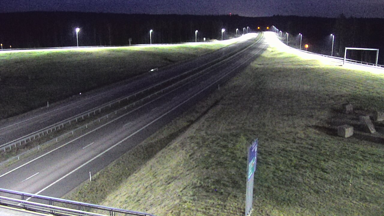 Weather Camera Image Väg 7 Vederlax, Virojoki, Virolahti, Kymenlaakso