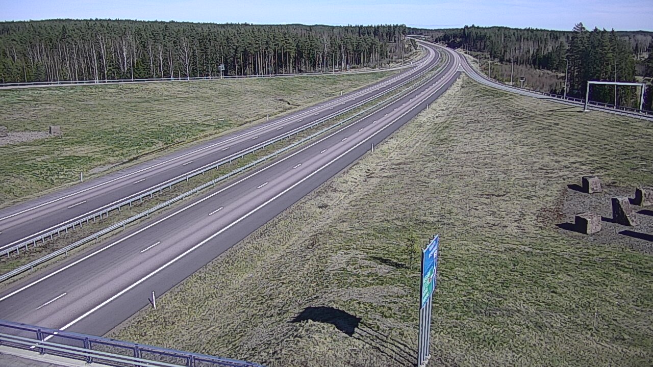Weather Camera Image Väg 7 Vederlax, Virojoki, Virolahti, Kymenlaakso