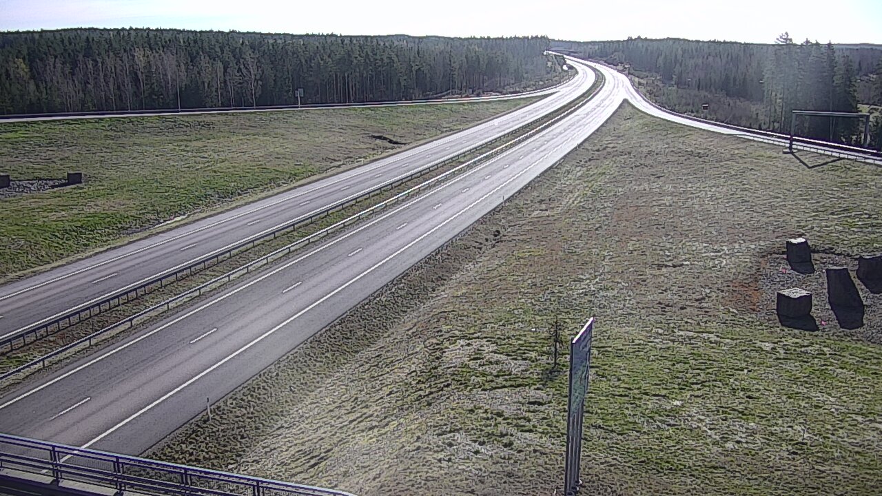 Weather Camera Image Väg 7 Vederlax, Virojoki, Virolahti, Kymenlaakso