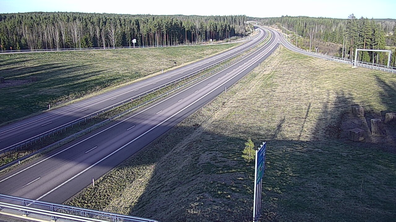 Weather Camera Image Väg 7 Vederlax, Virojoki, Virolahti, Kymenlaakso