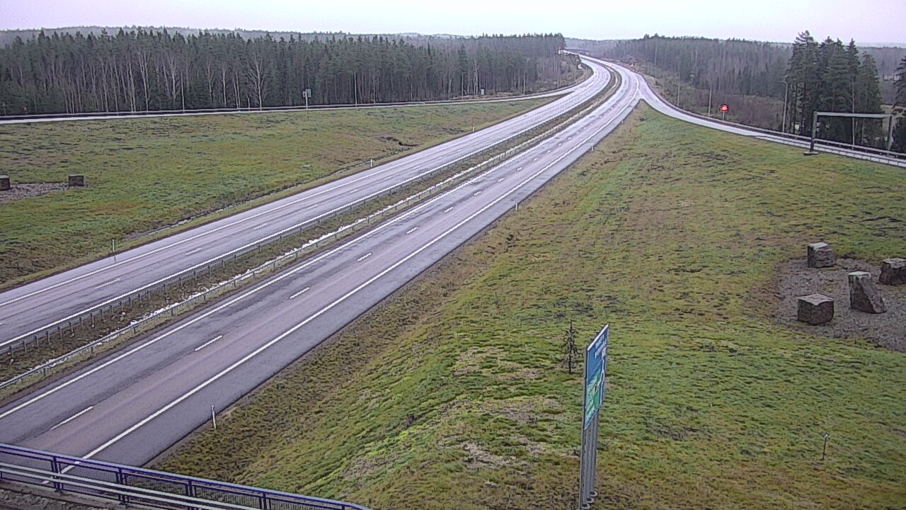 Weather Camera Image Väg 7 Vederlax, Virojoki, Virolahti, Kymenlaakso
