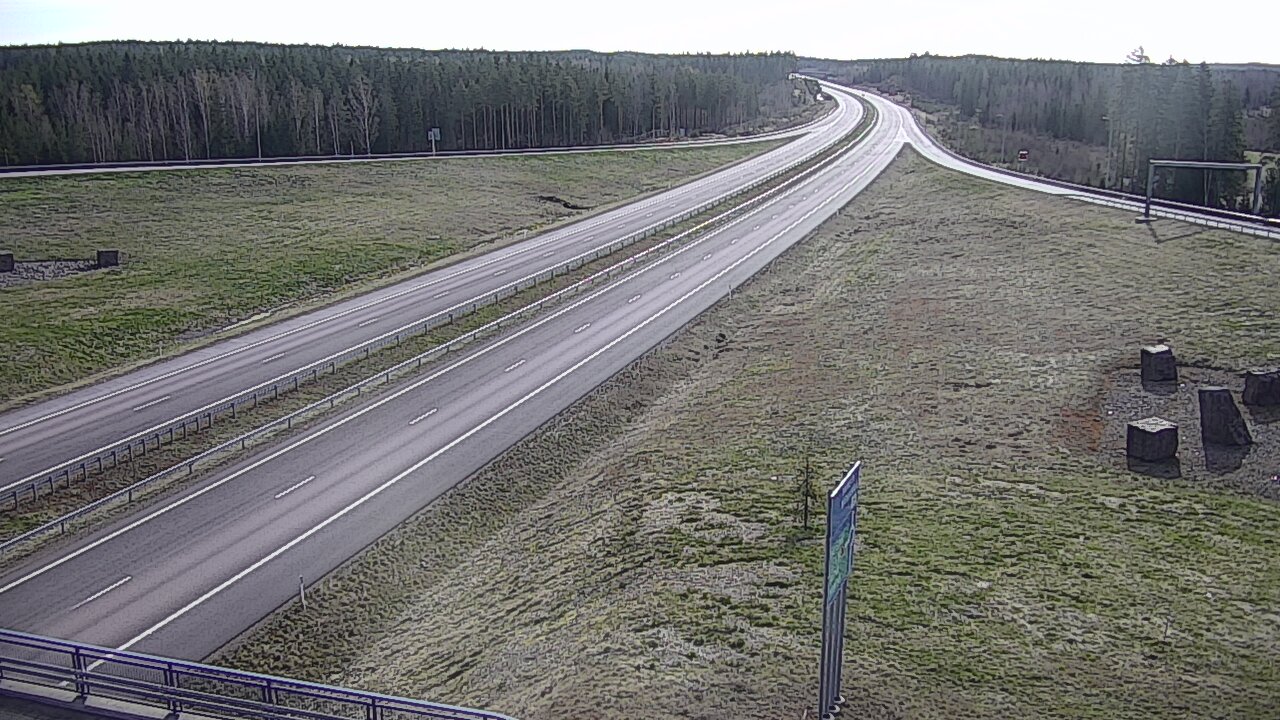 Weather Camera Image Väg 7 Vederlax, Virojoki, Virolahti, Kymenlaakso