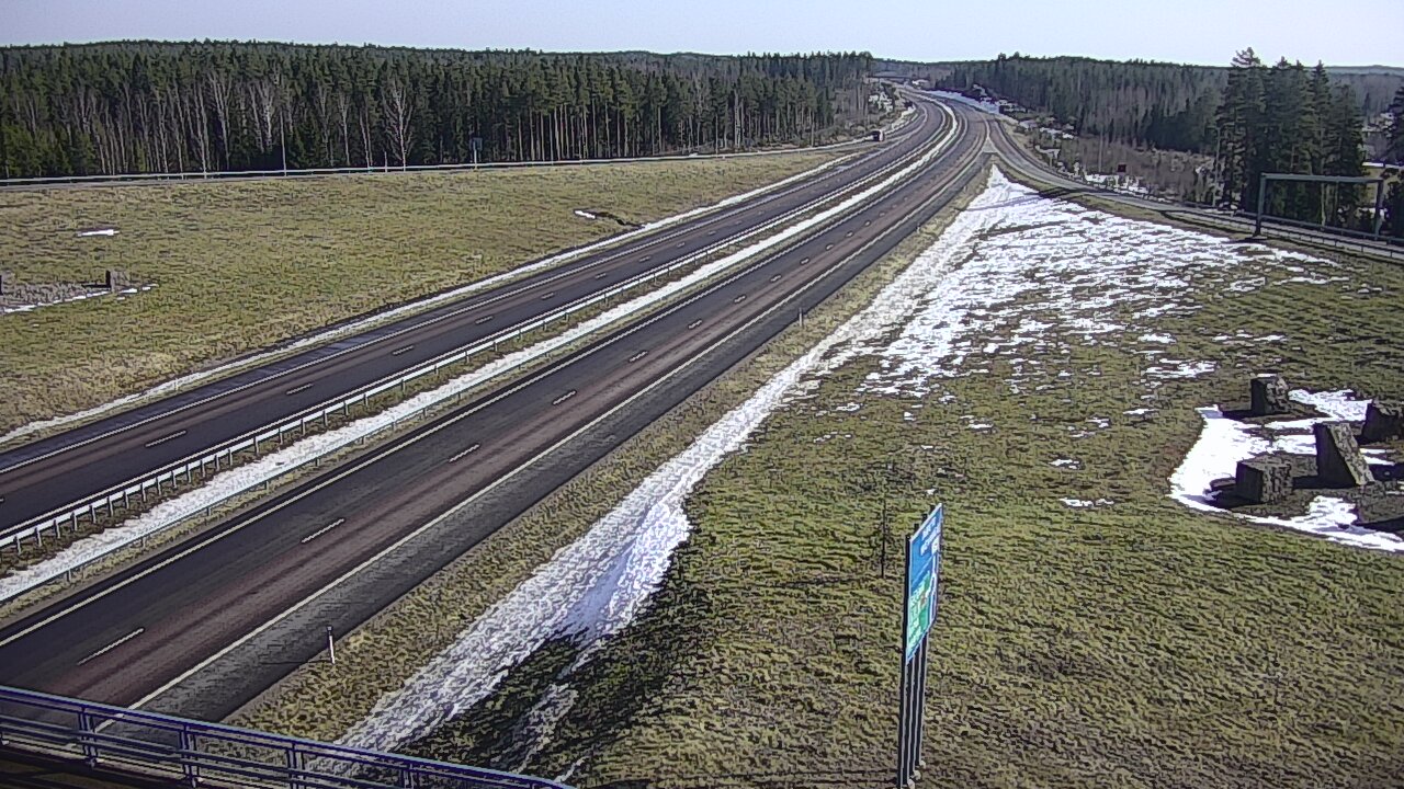 Weather Camera Image Väg 7 Vederlax, Virojoki, Virolahti, Kymenlaakso