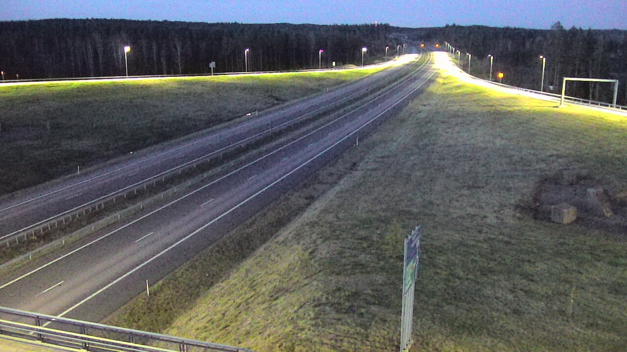 Weather Camera Image Väg 7 Vederlax, Virojoki, Virolahti, Kymenlaakso