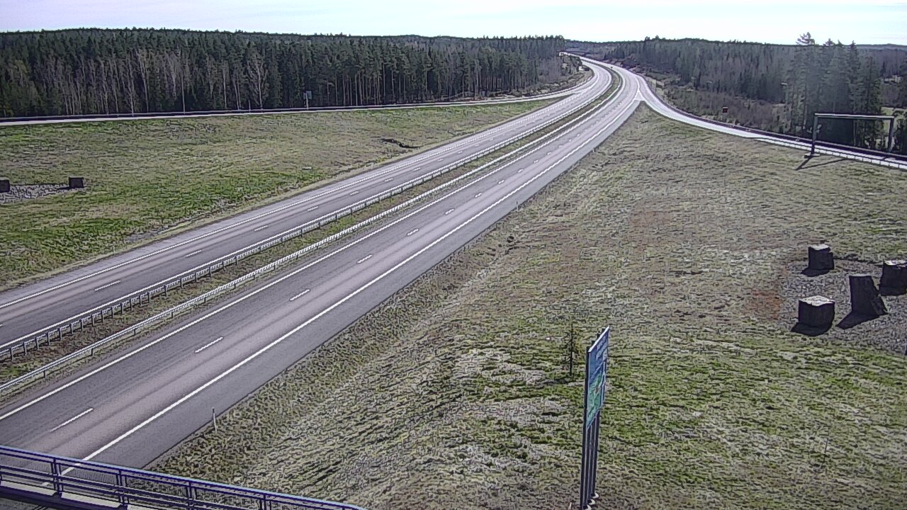 Weather Camera Image Väg 7 Vederlax, Virojoki, Virolahti, Kymenlaakso