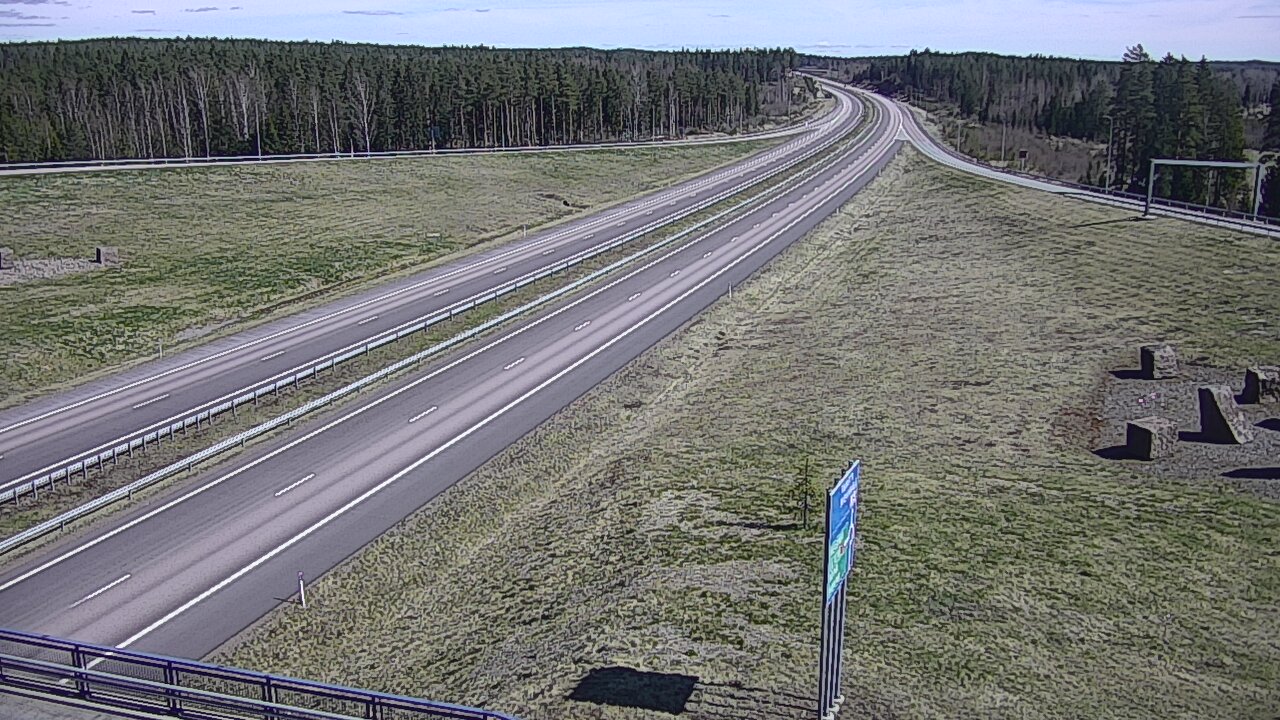 Weather Camera Image Väg 7 Vederlax, Virojoki, Virolahti, Kymenlaakso
