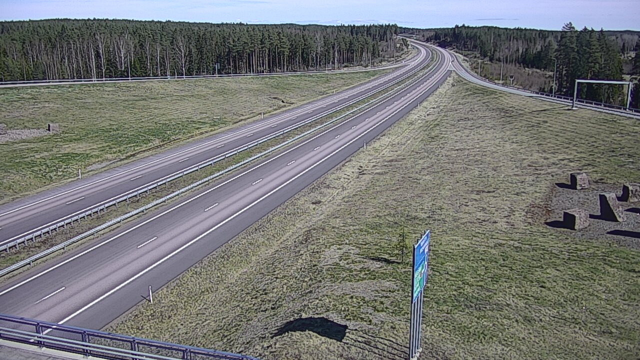 Weather Camera Image Väg 7 Vederlax, Virojoki, Virolahti, Kymenlaakso