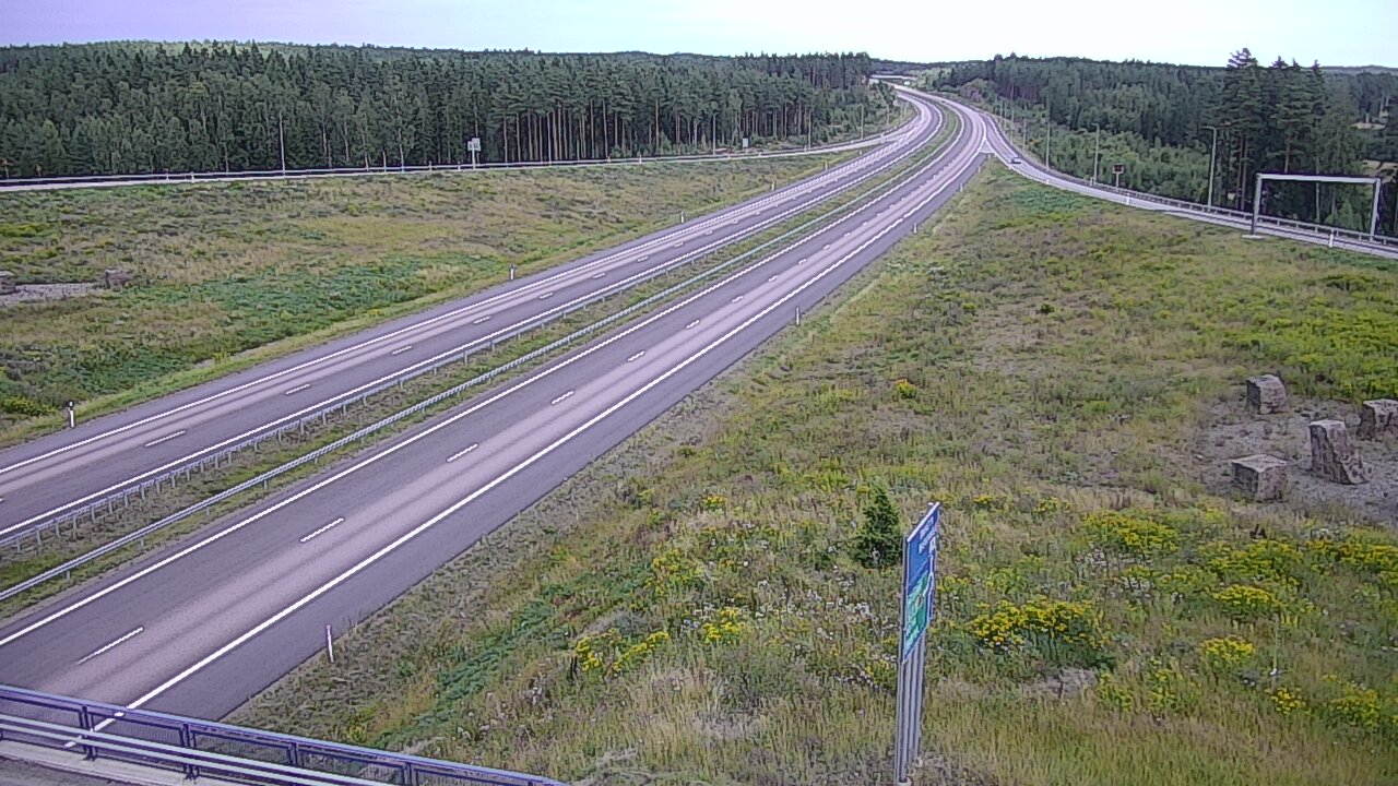 Weather Camera Image Väg 7 Vederlax, Virojoki, Virolahti, Kymenlaakso