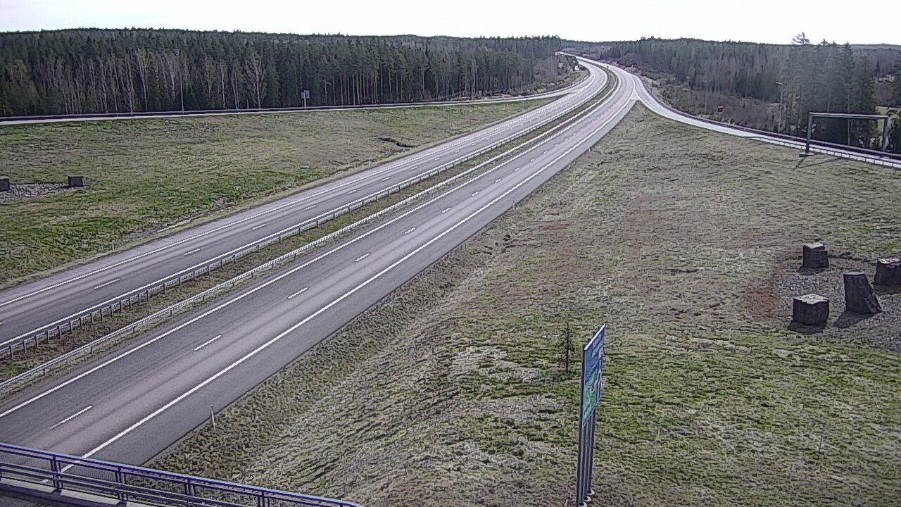 Weather Camera Image Väg 7 Vederlax, Virojoki, Virolahti, Kymenlaakso
